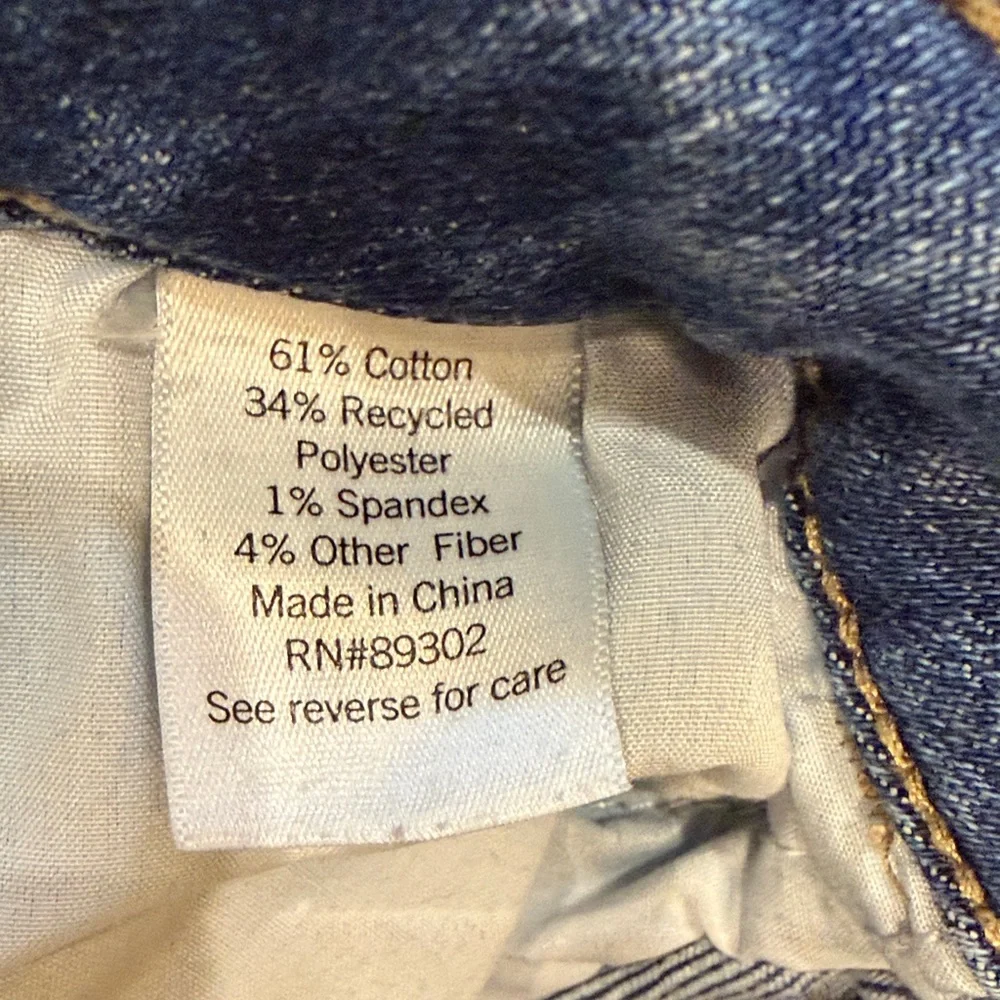 SO Juniors Vintage Vibe High Rise Ankle Skinny Jeans Blue Distressed Size 9/29W - Picture 14 of 14